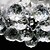 baratos Candelabros de Cristal-40/50 cm de luz pendente exclusiva LED design lustre pena de metal galvanizado contemporâneo moderno 220-240v