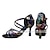 abordables Zapatos de baile latino-Mujer Zapatos de Baile Latino Zapatos de Salsa Entrenamiento Rendimiento Patrón / Estampado Tacones Alto Hebilla Diseño / Estampado Tacón alto delgado Hebilla Arco Iris