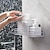 abordables Étagères de salle de bains-Caddie de douche étagère murale de salle de bain étagères flottantes panier suspendu de douche porte-shampooing accessoires de wc support de rangement d&#039;assaisonnement de cuisine