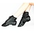 Недорогие Обувь для джаза-Жен. Обувь для джаза Обувь для модерна Танцевальные сапожки Выступление Учебный Тренировочные На плоской подошве Оксфорды На плоской подошве Круглый носок Шнуровка Взрослые Черный