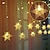 levne LED pásky-vánoční dekorace světla 3,5 m 96ks ledová sněhová vločka závěsná světla s 8 režimy blesku zapojte víla girlandová světla na okenní oponu domácí prázdninová párty venkovní dekorace vodotěsná