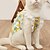 voordelige Hondenkleding &amp; -accessoires-Honden Katten Jurken Bloem Retro vintage Eenvoudige Stijl Festival Hondenkleding Puppykleding Hondenoutfits Wasbaar Blauw Wit Kostuum voor mannetjes- en vrouwtjeshonden Polyester XS S M L XL