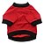 cheap Dog Clothes-Dog Shirt Puppy Clothes Letter &amp; Number Dog Clothes Puppy Clothes Dog Outfits Breathable Black Red Costume  Dog