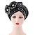 cheap Party Hats-Headwear Headpiece Silk Like Satin Turbans Party / Evening Casual Kentucky Derby Cocktail Royal Astcot Ethnic Style Flower Style With Pearls Sequin Headpiece Headwear