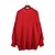 cheap Knit Tops-Women&#039;s Pullover Sweater Jumper Solid Color Split Knitted Stylish Basic Casual Long Sleeve Sweater Cardigans Fall Winter Round Neck Black Gray Red / Chunky / Going out / Loose