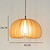 Недорогие Подвесные огни-подвесной светильник led подвесной фонарь дизайн винтаж / кантри для столовой / магазинов / кафе дерево / бамбук 220-240v
