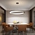 abordables Éclairages circulaires-Nouveau lustre de restaurant rouge net simple anneau moderne lampe de salle à manger lampe de table domestique personnalisée créative