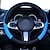 abordables Fundas para volante-cubierta del volante del coche de cuero universal 15 pulgadas ajuste antideslizante&amp;amp;amperio; libre de olores