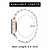 Недорогие Smartwatch Bands-ремешок для часов, совместимый с Apple Watch 38 мм 40 мм красочный твердый металлический браслет из нержавеющей стали модный браслет женский ремешок для серии iwatch se / 6/5/4/3/2/1 (светлый