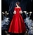 abordables Disfraces históricos y vintage-Gótico Rococó Inspirado en la vendimia Medieval Vestido Cóctel Vestidos Ropa de Fiesta Baile de Máscaras Vestido de fiesta de graduación Princesa Shakespeare Mujer Color sólido Vestido de Gala Navidad