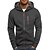 cheap Basic Hoodie Sweatshirts-men&#039;s hooded sweater, light, long sleeves, with zip, size l, black