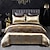 cheap Duvet Covers-3Pc Satin Silk Duvet Cover Bedding Sets Comforter Cover with 1 Duvet Cover or Coverlet，2 Pillowcases for Double/Queen/King(1 Pillowcase for Twin/Single)，Luxury style, dry and breathable fabric