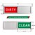 cheap Kitchen Utensils &amp; Gadgets-Dishwasher Magnet - Upgrade Super Strong Magnet Version - Newest Design Easy To Read Non-Scratch Magnetic Indicator Sign With Clear, Bold &amp; Colored Text - White