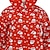 رخيصةأون بيجامات-نظرة العائلة منامة حيوان بابا نويل الرياضة طباعة أحمر أزرق كم طويل نشيط ملابس مطابقة