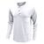 preiswerte Lässige T-Shirts für Herren-Herren T Shirt Henley Shirt langarmshirt Glatt Rundhalsausschnitt Normal Outdoor Wochenende Langarm Button-Down Bekleidung Sport Modisch Einfach