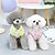 billige Hundetøj-kæledyrstøj hundetøj efterår og vintertøj bomuldsbelagt tøj bamse lille hundetøj vinter 21 smiley bomuldsvest