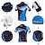 cheap Men&#039;s Clothing Sets-21Grams Men&#039;s Cycling Jersey with Bib Shorts Short Sleeve Mountain Bike MTB Road Bike Cycling White Green Yellow Fashion Plus Size Bike Clothing Suit 3D Pad Breathable Quick Dry Back Pocket Sweat