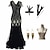 Χαμηλού Κόστους Great Gatsby-Δροσμός 20ετών 1920 Κοκτέιλ Φόρεμα Vintage Φόρεμα Φανελάκι φόρεμα Φορέματα Σύνολα Χορός μεταμφιεσμένων Φόρεμα χορού Το Great Gatsby Μεγάλα Μεγέθη Γυναικεία Φούντα Χριστούγεννα Γάμου Πάρτι Χοροεσπερίδα