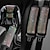 voordelige Autostoelhoezen-auto bling seat belt covers for women crystal handrem cover bling ring set zachte fluwelen veiligheidsgordel schoudervullingen met bling strass 4 pack set universele