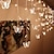 abordables Tiras de Luces LED-led navidad luz de hadas cortina de mariposa luces de cadena 3.5m 96leds año nuevo vacaciones boda día de san valentín sala de estar dormitorio decoración de la tienda 220v enchufe de la ue luces de