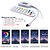 cheap LED Strip Lights-2.5M 5M 10M COB LED Smart Strip Lights Christmas Decor Music Sync RGB APP Perfect Linear Color Changing Lamp with Bluetooth IR24 Key Controller Adapter for Bedroom Home TV Back Light DIY Decor