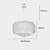 baratos Candelabros de Cristal-40/50 cm de luz pendente exclusiva LED design lustre pena de metal galvanizado contemporâneo moderno 220-240v