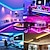 ieftine Benzi de Lumină LED-98.4ft 30m smd5050 LED bandă rgb schimbarea culorii pentru living decor petrecere dormitor bucătărie bricolaj decorare acasă 8 moduri de iluminare suport adeziv