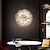 levne Ostrovní světla-40/50/55/60 cm LED závěsné světlo sputnik design globe design kov moderní styl květinový styl globe galvanizované umělecké moderní 220-240v