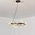 voordelige Hanglampen-40/60 cm cirkel design hanglamp metalen moderne stijl stijlvolle bloemenstijl gegalvaniseerde geschilderde afwerkingen led nordic stijl 220-240v