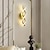 abordables Apliques de pared para interior-Lightinthebox lámpara de pared LED dormitorio lámpara de noche aluminio creativo moderno diseño simple fondo de hotel escalera de pared lámpara de pasillo personalizada
