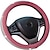 זול כיסויים להגה-כיסוי גלגל הגה אוניברסלי מעור יהלום עם אבני חן קריסטל בלינג בלינג בהתאמה למגן גלגל רכב 15 אינץ&#039;