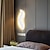 abordables Apliques de pared para interior-lightinthebox 1 luz 65 cm apliques led diseño en forma de pluma apliques de pared luz moderna estilo de lujo dormitorio comedor aplique de resina 110-120v 220-240v