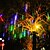 billige LED-stringlys-4 pakke meteordusj regn lyssnor 50 cm utendørs julelys utendørs dekorasjoner 100-240v 32 rør 960 led lysstreng vanntett til jul bryllupsfest juletrær ferie bryllup