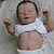 halpa nuket-17,5 tuumainen reborn nukke vauva&amp;amp; taapero lelu poikavauva uudestisyntynyt vauva nukke saskia vastasyntynyt todenmukainen käsintehty simulaatio levykepää kangas silikoni vinyyli vaatteilla ja