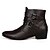 cheap Men&#039;s Boots-Men&#039;s Boots Chelsea Boots Vintage British Party &amp; Evening Outdoor Office &amp; Career Walking Shoes Microfiber Height-increasing Booties / Ankle Boots White Black Brown Fall Winter