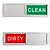 cheap Kitchen Utensils &amp; Gadgets-Dishwasher Magnet - Upgrade Super Strong Magnet Version - Newest Design Easy To Read Non-Scratch Magnetic Indicator Sign With Clear, Bold &amp; Colored Text - White