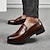 cheap Men&#039;s Slip-ons &amp; Loafers-Men&#039;s Dress Penny Loafers &amp; Slip-Ons Plus Size  Vintage Business Casual Party &amp; Evening Loafers Black Brown Fall Winter