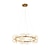 voordelige Hanglampen-40/60 cm cirkel design hanglamp metalen moderne stijl stijlvolle bloemenstijl gegalvaniseerde geschilderde afwerkingen led nordic stijl 220-240v