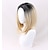 economico Parrucche dei personaggi dei film-chucky parrucca bride of chucky women blonde black center parting gioco di ruolo jennifer tilly parrucca cosplay resistente al calore parrucca di halloween