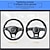 cheap Steering Wheel Covers-Leather Car Steering Wheel Cover Elastic Breathable Anti-Slip Universal 15 inch Steering Wheel Cover for Men Women