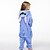 cheap Kigurumi Pajamas-Kid&#039;s Kigurumi Pajamas Nightwear Camouflage Blue Monster Animal Onesie Pajamas Polar Fleece Cosplay For Kid&#039;s Boys Girls&#039; Christmas Animal Sleepwear Cartoon Festival / Holiday Costumes / Machine wash