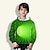 voordelige 3D hoodies en sweatshirts voor jongens-Kinderen Jongens Trui met capuchon Lange mouw 3D-afdrukken 3D Print Wit Groen Paars Kinderen Tops Herfst Lente Actief Dagelijks 3-12 jaar