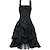 cheap Historical &amp; Vintage Costumes-Punk &amp; Gothic Medieval Cocktail Dress Vintage Dress Dress Masquerade Goth Girl Plus Size Women&#039;s Halloween Halloween Prom Festival Dress Summer