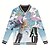 billige anime overtøj-Inspireret af Mob Psycho 100 Reigen arataka Varsity jakke Polyester Anime 3D Harajuku Grafisk Frakke Til Herre / Dame