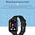 cheap Smartwatch-Q19 Smart Watch 1.7 inch Smartwatch Fitness Running Watch Bluetooth Activity Tracker Sleep Tracker Heart Rate Monitor Compatible with Android iOS Women Men Message Reminder Camera Control IP68 45mm