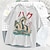 baratos Camisetas de anime-Totoro Fantasias Traje Cosplay Japonesa/Curta Anime Imprimir Harajuku Arte Gráfica Kawaii Para Homens Mulheres Adulto Regresso à Escola
