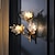 voordelige Wandverlichting voor binnen-wandlamp led wandkandelaars esdoornblad ontwerp slaapkamer eetkamer koper 220-240v 5 w