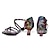 abordables Chaussures de danses latines-Femme Chaussures Latines Chaussures de Salsa Utilisation Entraînement Motif / Imprimé Talon Boucle Motif / Impression Mince haut talon Boucle Arc-en-ciel
