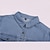 voordelige Maxi-jurken-Dames Denim shirtjurk Maxi-jurk Donkerblauw Licht Blauw Korte mouw Effen Kleur Zak nappi Lente Zomer Overhemdkraag heet Casual Vintage 2022 S M L XL XXL 3XL