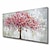 economico Quadri fiori/botanica-pittura a olio fatta a mano dipinta a mano arte della parete moderna fiori fiore rosa alberi decorazione della casa cornice allungata pronta da appendere